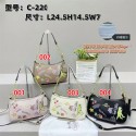 コーチブランドショルダーバッグ ハンドバッグ レディース Coach 肩掛けバッグシャーリング ブラック ホワイト シルバー ショルダー ギャザーショルダー 小さめ おしゃれ かわいい