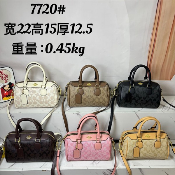 ブランド可愛い コーチミニボストンバッグ レディース Coachハンドバッグ ショルダーバッグ 2way 革 旅行 お出かけ 防水 カジュアル 斜め掛け 通勤 通学 レザー