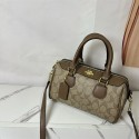 ブランド可愛い コーチミニボストンバッグ レディース Coachハンドバッグ ショルダーバッグ 2way 革 旅行 お出かけ 防水 カジュアル 斜め掛け 通勤 通学 レザー