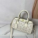 ブランド可愛い コーチミニボストンバッグ レディース Coachハンドバッグ ショルダーバッグ 2way 革 旅行 お出かけ 防水 カジュアル 斜め掛け 通勤 通学 レザー