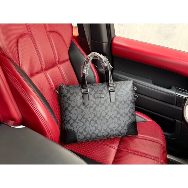 ハイブランド コーチビジネスバッグ Coach 手持ちバッグ メンズ 大容量 A4 自立 通勤カバン 男性 ギフト プレゼント ショルダーバッグ 高品質