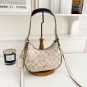 ブランドコーチショルダーバッグ レディース 撥水 Coach 三日月バッグ ホーボーバッグ 軽量 カジュアル 肩掛けバッグ かわいい 通勤 通学 普段使い シンプル 斜め掛け 小さめ ボディバッグ