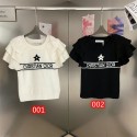 デイオール DIOR ｔシャツ 2023新品 ニット製 短袖 女性 ファション 星柄