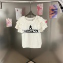 デイオール DIOR ｔシャツ 2023新品 ニット製 短袖 女性 ファション 星柄