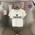 デイオール DIOR ｔシャツ 2023新品 ニット製 短袖 女性 ファション 星柄