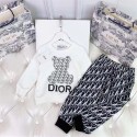 Dior ディオール 2点セット 子供服 裏起毛 秋冬 潮流 男女通用 ファションおしゃれ 韓国風 普段着 通学 登山