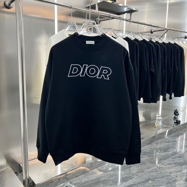 Dior ディオール ハイブランド パーカー 丸首 カジュアル Ins風 秋冬 大人気 メンズ レディーズ