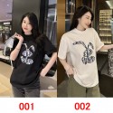 Dior ディオールtシャツハイブランド夏ブランドtシャツオーバーサイズ韓国 パチモン tシャツtシャツ ユニセック ブランド 黒白 ファション 人気