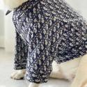 Dior ディオールハイブランドペット服ドッグウェア 犬の服ブランド犬服ペットウェア お散歩 お出かけ 犬ウェアブランド 小型犬 パピーブランド犬用tシャツ通気性ペット服秋冬暖かい