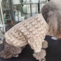 Dior ディオールハイブランドペット服ドッグウェア 犬の服ドッグ猫パーカーペット洋服パロディ犬ウェア激安パロディペット服秋冬暖かい