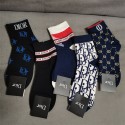 Dior ディオールブランド ストッキング 大人気コットン 靴下 メンズ 通気性浅口ソックス 女の子好き 韓国ブランドソックス 男女兼用 ファッション