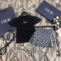 ディオール子供服 セットアップ 夏 Dior 子供服 女の子 2点セット 半袖 Tシャツ ミニスカート モノグラム柄 可愛い おしゃれ 通学着 通園着 海遊び 普段着 90 - 160cm
