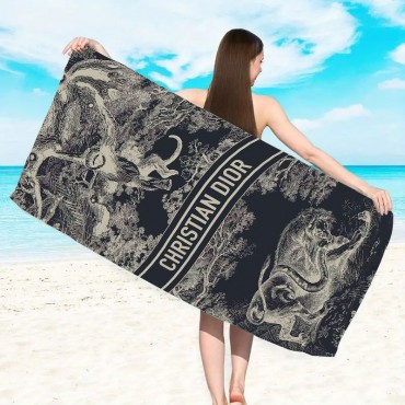Dior ディオールビーチバスタオル 激...