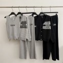 ブランド Dior セットアップ レディース 長袖 ディオールニットセーター トップス ロングパンツ 3点セット ニットベストS - 2XL プルオーバー セーター ニット ズボン 上下セット スウェット
