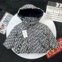 ディオールキッズ服 中綿ジャケット 男の子 コート Dior 女の子 中綿アウター キッズ ジュニア ボーイズ 裏綿 子供 冬秋 フード付きコート 上着 カジュアル 防風 軽量 コンパクト