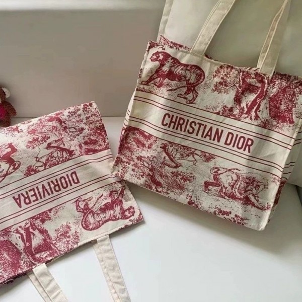 ブランド ディオールトートバッグ Dior キャンバスバッグ耐用性おしゃれ大容量ハンドバッグ ショルダーバッグ ショッピンバッグ 高品質 ファッション 折りたたみ