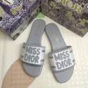 ディオールミュール サンダル レディース ハイブランドDior ミュールサンダル フラットスリッパ アーモンドトゥ フェイクレザー 歩きやすい 疲れない 滑り止め 美脚 おしゃれ 大人 婦人靴 225¬260mm 