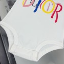 ブランドDiorベビー服 半袖 綿 ディオールキッズ服ロンパース 下開き 赤ちゃん 新生児服 カバーオール 夏 出産祝い 男の子 女の子 かわいい 59¬90cm