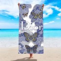 Dior ディオール人気 ビーチタオル軽量 ハイブランド多用途タオルメンズフェイスタオル 運動タオルブランドヘアドライタオル ハンドタオル 耐洗濯