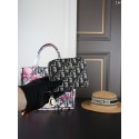 Dior ディオールブランドトートバッグ女性ストローハットウォレットセット 3点セット 手提げバッグ 男女兼用 レディース ショルダーバッグ カジュアル