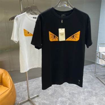 フェンディ FENDI Ｔシャツ 丸首ト...