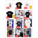 フェンデイ FENDI ｔシャツ 白黒 短袖 2023新品 男女兼用 カジュアル ファション