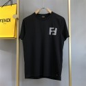 フェンデイ FENDI ｔシャツ 白黒 短袖 2023新品 男女兼用 カジュアル ファション