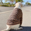 Dior ディオール Fendi フェンディ ドッグ猫パーカーペット洋服パロディブランド犬服ペットウェア お散歩 お出かけ 犬ウェアブランド 小型犬 パピーブランド犬用洋服パロディペット服秋冬暖かい