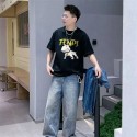 Fendi フェンディtシャツハイブランド夏ハイブランドtシャツ偽物レディースメンズ夏tシャツブランドかわいいブランドtシャツ高品質