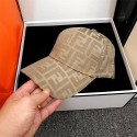 フェンディベースボールキャップ メンズ 大きいサイズ 帽子 Fendi 深め 紫外線対策 日よけ FF柄 人気 野球帽 ランニング スポーツ 男女兼用