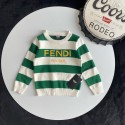 フェンディ子供服 セーター 男の 子ブランド Fendi ニットセーター ボーイズ ニット トップス クルーネックニット 丸首 プルオーバー キッズ シンプル 100-150cm 秋冬 子供用のセーター ゆったり ジュニア おしゃれ カジュアル
