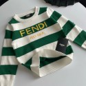 フェンディ子供服 セーター 男の 子ブランド Fendi ニットセーター ボーイズ ニット トップス クルーネックニット 丸首 プルオーバー キッズ シンプル 100-150cm 秋冬 子供用のセーター ゆったり ジュニア おしゃれ カジュアル