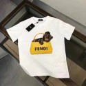 ハイブランドフェンディキッズ 半袖tシャツ 男の子 女の子 Fendi キッズ夏服 子供服 トップス 上着 ジュニア カットソー カジュアル ジャージ 吸水速乾 100-160cm 通気 柔軟 ナイロンtシャツ スポーツウェア