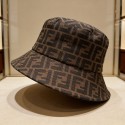 ハイブランドフェンディユニセックス ハット Fendiバケハ 韓スト 韓国ブランド 帽子 紫外線防止 UV対策 深め 小顔効果 SNS話題 芸能人着用 通気速乾 男女兼用 通勤 旅行