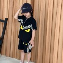 ハイブランドフェンディ子供セットアップ カジュアル Fendiキッズ服上下セット トップス＋パンツ 子供服 ポロシャツ 半袖 男の子 Tシャツ 快適 90-150cm 赤ちゃん 幼児服 通園 夏服 可愛い 2点セット 大きいサイズ 出産祝い お出かけ プレゼント ベビー服