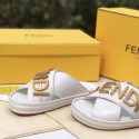 ブランドフェンディレディース オープントゥスリッパ クロスサンダル Fendi ビーチスリッパ 履きやすい サンダル ローマンスリッパ 滑り止め スエードレザー ソール 夏 ビーチ フラット シューズ 225¬270mm