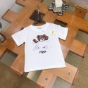 ハイブランドフェンディペアルック tシャツ Fendi 半袖ｔシャツ 春 夏 秋 親子 お揃い ペア 上着トップス お揃い 子ども服 90-160cm 親子ペアルック 長袖 ワンピース ペアルック 兄弟 お揃い 服 家族 ペアルック s¬3xl