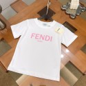 ハイブランド フェンディ親子T-shirt トップス Fendi 半袖Tシャツ お誕生日 結婚お祝い ペアルック Tシャツ 親子 ペア 男の子 女の子 親子服 半袖 可愛い カジュアル 夏