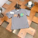 ハイブランドFendi フェンディ子供Ｔシャツ夏 ブランド親子tシャツ オーバーサイズ ハイブランド半袖tシャツ 男女兼用 Tシャツカットソー ペアカップル 90¬160CM S¬3XL