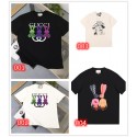 GG ブランド 半袖tシャツ メンズ gg 上着 可愛い図案 漫画 Tシャツ レディース Tシャツ 夏服 カジュアル 人気 おしゃれ インナー 半袖 ゆったり ファッション 大きいサイズ 男女兼用 S~4XL