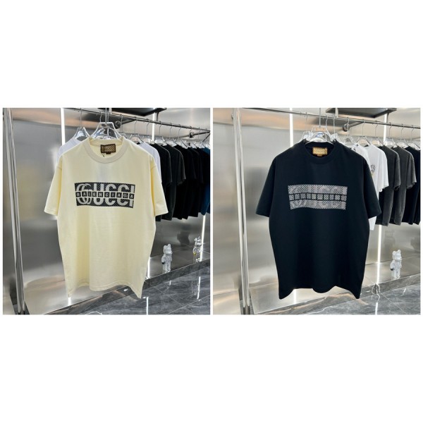 Gucci グッチ バレンシアガ tシャツ メンズ 上着  半袖Ｔシャツ レディース 流行り トップス スポーツ カジュアル おしゃれ 人気コットン 肌触りよい 大きいサイズ ゆったり