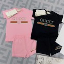 Gucci グッチ 子供服 ２点セット tシャツ 上下セット キッズ ショーツ夏 ブランド セットアップ 子供の服 かわいい トップス ハーフパンツ ゆったり スポーツウェア おしゃれ 人気 メンズ レディーズ 3色  90 - 140cm