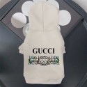 ハイブランドgg ペット服ドッグウェア 犬の服ドッグ猫パーカーペット洋服パロディブランド犬用tシャツ通気性ブランド犬服 春秋冬