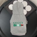 gg ブランド犬用パーカー スウェット ブランド犬服 ペット服 秋冬 暖かい ハイブランド犬の服 かわいい