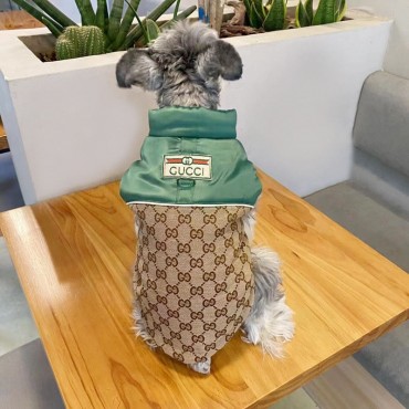 ブランド GG 犬用秋冬服 パロディ ブ...