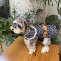 Lv ルイヴィトンブランドペット用品 猫服 小型犬 中型犬服 ハーネス リードセット ドッグウエア 猫服 犬服 リボン スカート 軽量 胸当て 胴輪 牽引ロープ 可愛い おしゃれ 調節可能 お散歩 着脱簡単