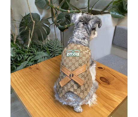 グッチペット洋服 かっこいい シュプリーム犬用牽引ロープセット