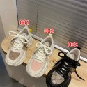 GG ハイブランド スニーカー レディース 厚底スニーカー ダッドシューズ ダッドスニーカー 身長アップ ウォーキングシューズ 韓国 美脚 脚長効果 日常 通学 通勤 歩きやすい 225~240CM  