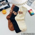 UGG ハイブランド ソックス 綿製コットン アグ 靴下 メンズ 通気性浅口ソックス 女の子好き 韓国ブランドソックス 男女兼用 ファッション
