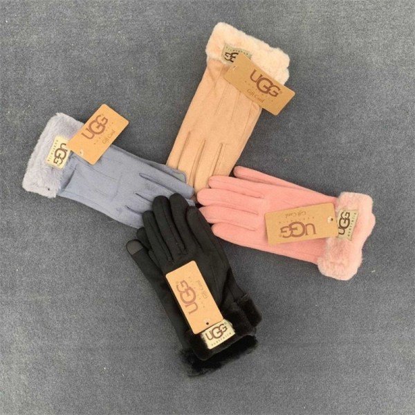 ブランド UGG 手袋 レディース アグ 防寒手袋 冬 零下防寒･高感度タッチパネル機能･柔らかい裏起毛･窮屈感ゼロ 360度防風 防寒対策 女性冬用手袋 フワフワ もこもこ可愛い てぶくろ 自転車 バイク アウトドア 通勤通学 暖かい手袋